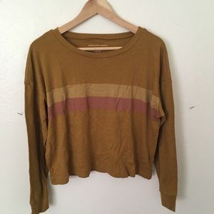 American Eagle crop top long sleeve